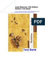 Instant Download Organizational Behavior 15th Edition Robbins Test Bank PDF Full Chapter