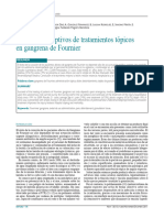 Análisis Descriptivos de Tratamientos Tópicos en Gangrena de Fournier