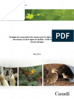 Environnement Canada 2013 - Stratégie de Conservation Des Oiseaux Pour La Région de Conservation - RCO-12-QC