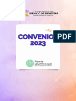 Convenios Vigentes Servicio de Bienestar Salud Municipal 2023