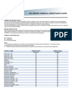 800 Series Chemical Resistance Guide de