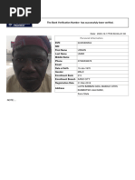 NIN Slip Sample for Nigeria | PDF