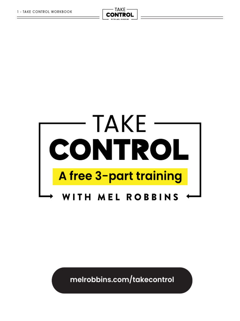 Mel Robbins Workbook PDF Attitude (Psychology)
