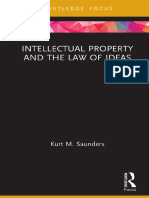 Intellectual Property and The Law of Ideas (Kurt M. Saunders)