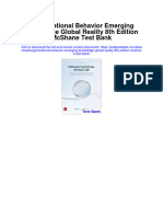 Instant Download Organizational Behavior Emerging Knowledge Global Reality 8th Edition Mcshane Test Bank PDF Full Chapter