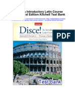 Instant Download Disce An Introductory Latin Course Volume 1 1st Edition Kitchell Test Bank PDF Full Chapter