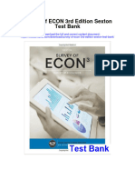 Instant Download Survey of Econ 3rd Edition Sexton Test Bank PDF Full Chapter