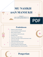 Revisi Ilmu Nasikh Dan Mansukh Kel 8