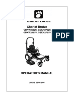 Chariot Brutus Operator Manual - gbkw2552s gbkh2752s gbkw2561s gbkh2761s