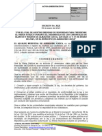 Decreto Carnavales 2024