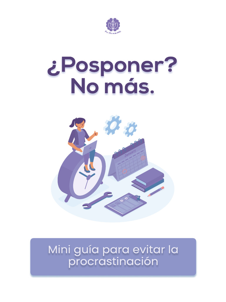 Mini Guia Para Evitar Procrastinar Pdf Dilación Habilidades