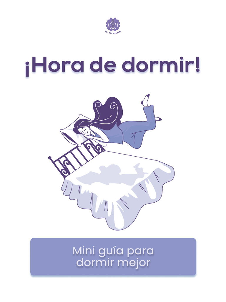 Mini Guia Para Dormir Mejor Pdf Dormir Sicología