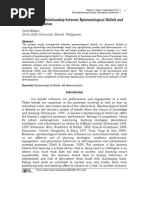 Download Epistemological Beliefs and SDT by Carlo Magno SN69961793 doc pdf