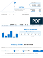 Documento Factura SimpleTV