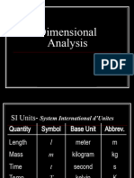 Dimensional Analysis Preap