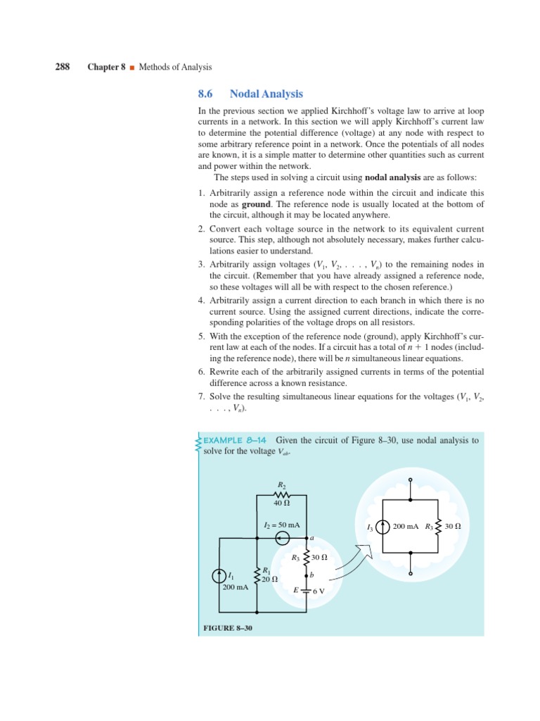 Nodal Analysis: Step-by-Step Guide | PDF | Electrical Network | Network ...