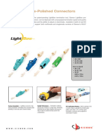 Siemon Lightbow Pre Polished Connectors - Spec Sheet
