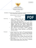 PERBUP Kab Sorong No 33 Tahun 2022 Tentang Pemberian Insentif Aparatur Pegawai Internal