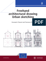 Freehand Architectural Drawing Urban Ske