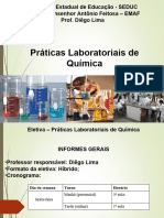 Eletiva - Laboratório de Química - Aula 1 - 2022