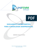 MDI Nivelamento de Matemática - Módulo I Unidade 2