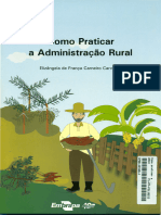 Cartilha Embrapa - Como Praticar A Administração Rural