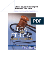 Instant Download Legal and Ethical Issues in Nursing 6th Edition Guido Test Bank PDF Full Chapter