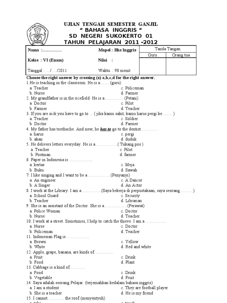 25++ Bank soal uan bahasa inggris smp kelas 9 pdf ideas in 2021 