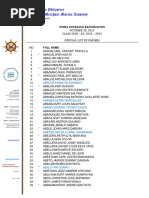 List of Passers - 2023