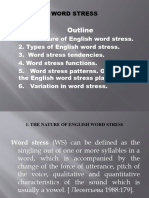 WORD STRESS LECTURE Office PowerPoint
