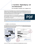 Merkblatt Zur Korrekten Beglaubigung Und UEbersetzung Von Dokumenten