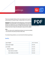 Cura Ge Settings