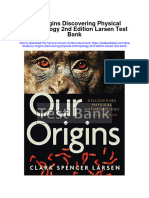 Instant Download Our Origins Discovering Physical Anthropology 2nd Edition Larsen Test Bank PDF Full Chapter
