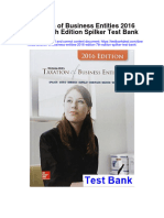 Instant Download Taxation of Business Entities 2016 Edition 7th Edition Spilker Test Bank PDF Full Chapter