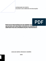 Praticas Pedagógicas No Ensino Superior: Dispositivos de Diferenciação Pedagógica