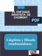 Enfoque Innatista de Chomsky