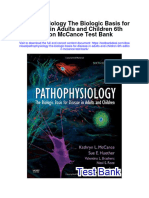 Instant Download Pathophysiology The Biologic Basis For Disease in Adults and Children 6th Edition Mccance Test Bank PDF Full Chapter