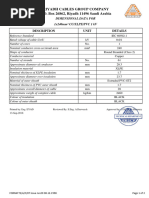 Riyadh Cable Technical Data Sheet | PDF