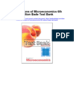Instant Download Foundations of Microeconomics 6th Edition Bade Test Bank PDF Full Chapter