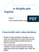 Como Ser Dirigido Pelo Espírito - Aula 5