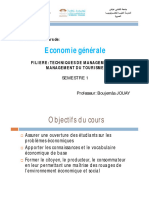 Cours Economie Générale TM1 & MT1