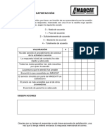 ANEXO 6 Encuesta de Satisfacción Del Cliente