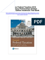 Instant Download Pearsons Federal Taxation 2018 Corporations Partnerships Estates Trusts 31st Edition Anderson Test Bank PDF Full Chapter