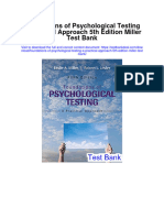 Instant Download Foundations of Psychological Testing A Practical Approach 5th Edition Miller Test Bank PDF Full Chapter