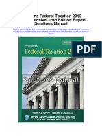 Instant Download Pearsons Federal Taxation 2019 Comprehensive 32nd Edition Rupert Solutions Manual PDF Full Chapter