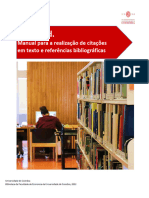APA 7 Ed. - Manual para A Realizaçao de Citações em Texto e Referencias Bibliográficas