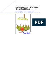 Instant Download Theories of Personality 7th Edition Feist Test Bank PDF Full Chapter