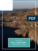 Villa Carpe Diem Melisaki Kea Greece Summer Season 2024 FINAL