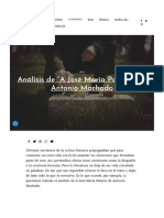 Análisis de "A José María Palacio" de Antonio Machado