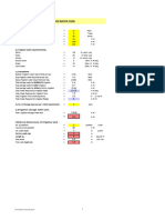 Irrigation Tank Calculations